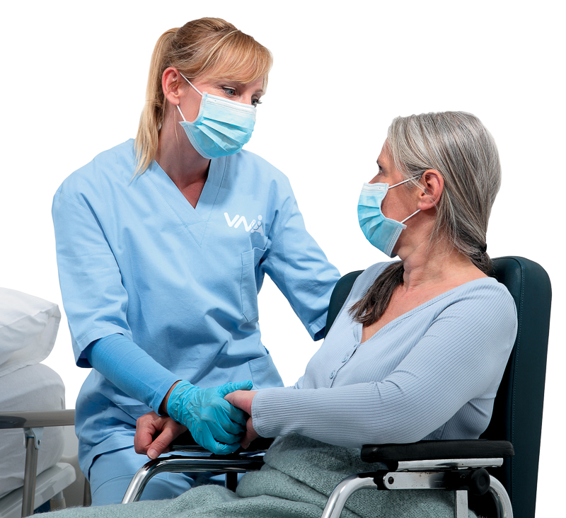 Female Client in Wheelchair Silo